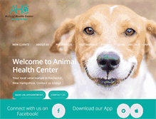 Tablet Screenshot of animalhealthcenternh.com